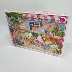 Hello Kitty Flower Shop Jigsaw Puzzle (Beverly 66-189 Jigsaw Puzzle Hello Kitty Flower Shop 600 Pieces)