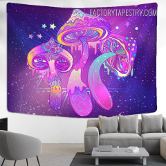3d Trippy Mushroom Tapestry Hippie Psychedelic Abstract ...