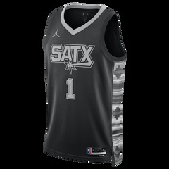 Nike Men's San Antonio Spurs Victor Wembanyama Icon Swingman Jersey (Jordan Men's San Antonio Spurs Statement Edition Dri-FIT NBA Swingman Jersey)