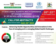 Call For Abstracts: 17th Joint Annual Scientific Health Conference ...