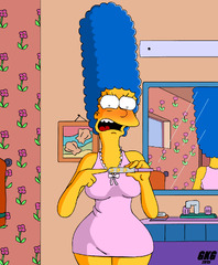 GKG - Marge & Bart (The Simpsons) | 18  Porn Comics