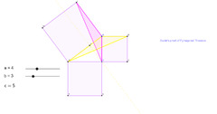 Euclid's proof of Pythagoras' Theorem step 1 – GeoGebra