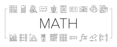 math education school science icons set vector 36279561 Vector at