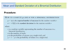 5 The Binomial Probability Distribution and Related Topics - ppt ...