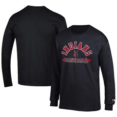 Men's Champion Gray Vancouver Canadians Jersey Long Sleeve T-Shirt (Men's Champion Black Indianapolis Indians Jersey Long Sleeve T-Shirt)