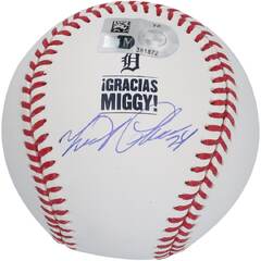 Miguel Cabrera Detroit Tigers signierter Baseball mit Logo der ...