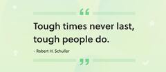 Robert H. Schuller - Tough Times Never Last, Tough People Do