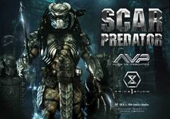 The Alien vs. Predator Museum Masterline Series Statue 1/3 Scar Predator Deluxe Bonus Version 93 cm P1SMMPR-04DXS (Alien vs Predator: Scar Predator)