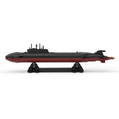 Easy Model China Nuclear Submarine Plan Type 092 Xia Class SSBN 1/350 (Hobby Boss 1/700 Russian Navy Typhoon Class Submarine)