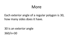 Sum of Interior Angles and Exterior Angles - ppt