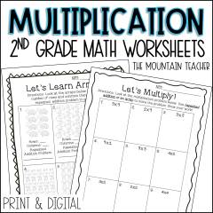 2nd Grade Multiplication Arrays Worksheet: Practice Sheets & Exercises