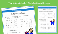 Year 3 | Multiplication Facts Worksheets | KS2 Multiplication ...