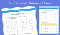 Year 2 | Multiplication Facts Worksheets | KS1 Multiplication ...