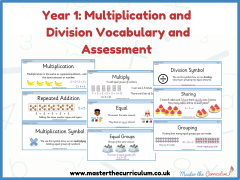 Multiplication and Division Vocabulary and Assessment - Master The Curriculum