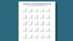 Practice Test: 2-Digit Addition and Subtraction | Interactive ...