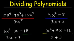 Dividing Polynomials By Monomials & Binomials Using Long Division ...