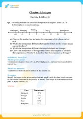 NCERT Solutions for Class 7 Maths Chapter 1 Integers - ...