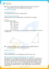 NCERT Solutions Class 7 Maths Chapter 7 Congruence of Triangles