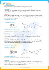 NCERT Solutions Class 7 Maths Chapter 7 Congruence of Triangles