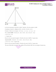 NCERT Solutions Class 10 Maths Chapter 7 Coordinate Geometry