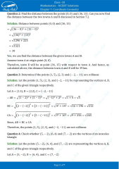 NCERT Solutions for Class 10 Maths Chapter 7 Coordinate Geometry ...