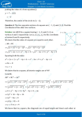 NCERT Solutions for Class 10 Maths Chapter 7 Coordinate Geometry