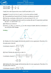 NCERT Solutions for Class 10 Maths Chapter 7 Coordinate Geometry ...