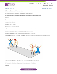 NCERT Solutions for Class 6 Maths Exercise 12.1 Chapter 12 Ratio ...