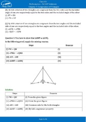 NCERT Solutions for Class 7 Maths Chapter 7 Congruence of Triangles