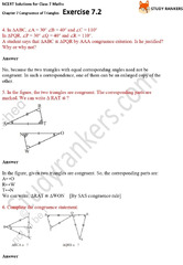 NCERT Solutions for Class 7 Maths Ch 7 Congruence of Triangles ...