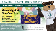 Brainerd Area Alumni Chapter plans game night – BSU Alumni ...