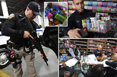 Exclusive | NYC law enforcement raids smoke shops selling illegal ...