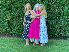 Gwyneth Paltrow, daughter Apple, Blythe Danner take three ...