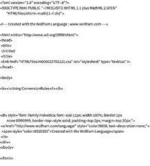 HTML—Wolfram Language Documentation