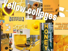 Yellow Aesthetic Collage - Lemon8 Search