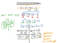 Solve by Factoring (example 1) | Math, Algebra, Quadratic ...