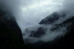 Aerial Photography of Cloudy Mountains · Stock Photo