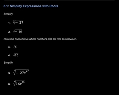 Solved 8.2: Simplify Radical Expressions Simplify. 7. | Chegg