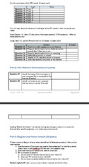 Solved Part 1: Explain the basics of networking (60 points ...