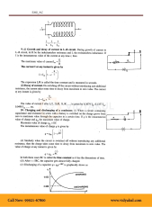 Class 12th Physics Alternating Current. NCERT Notes CBSE 2023