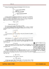 Class 12th Physics Alternating Current. NCERT Notes CBSE 2023