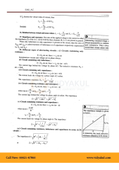 Class 12th Physics Alternating Current. NCERT Notes CBSE 2023