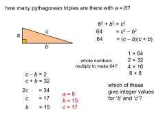 MEDIAN Don Steward mathematics teaching: finding pythagorean ...