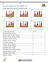 Place Value to 3 Decimal Places