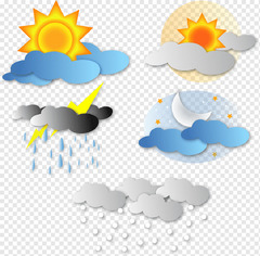 Weather Meteorology, material a variety of weather climate ...