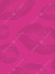 Creative Fashion Lips Pink Background Material For ...