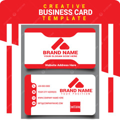 Creative Modern Professional Business Card Design Vector Template ...