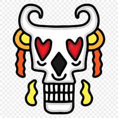 Love Skull PNG Transparents | Vector Files ...