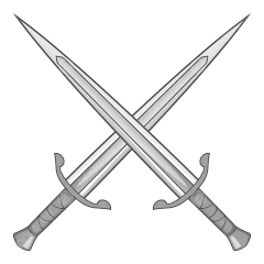 Crossed Swords (Cross Swords Illustration)