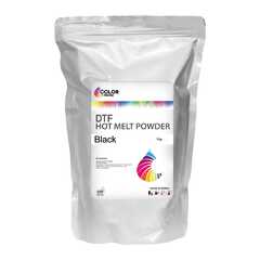 Ngoodiez DTF Powder Digital Transfer Hot Melt Adhesive DTF Pretreat Transfer Powder for Direct ing on Any Colored (Color Prime Hot Melt Powder Black)